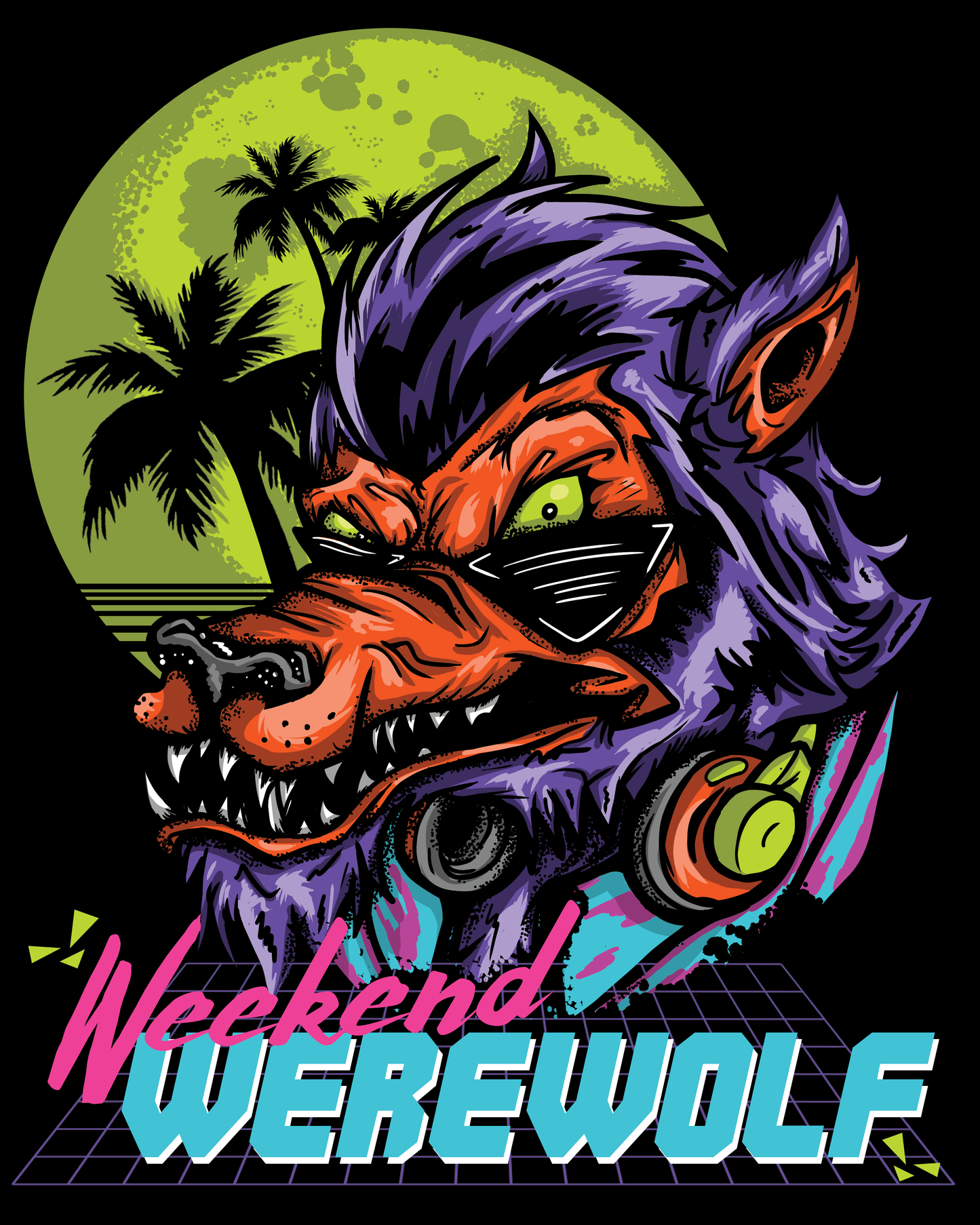 Weekend Werewolf Unisex Tank Top