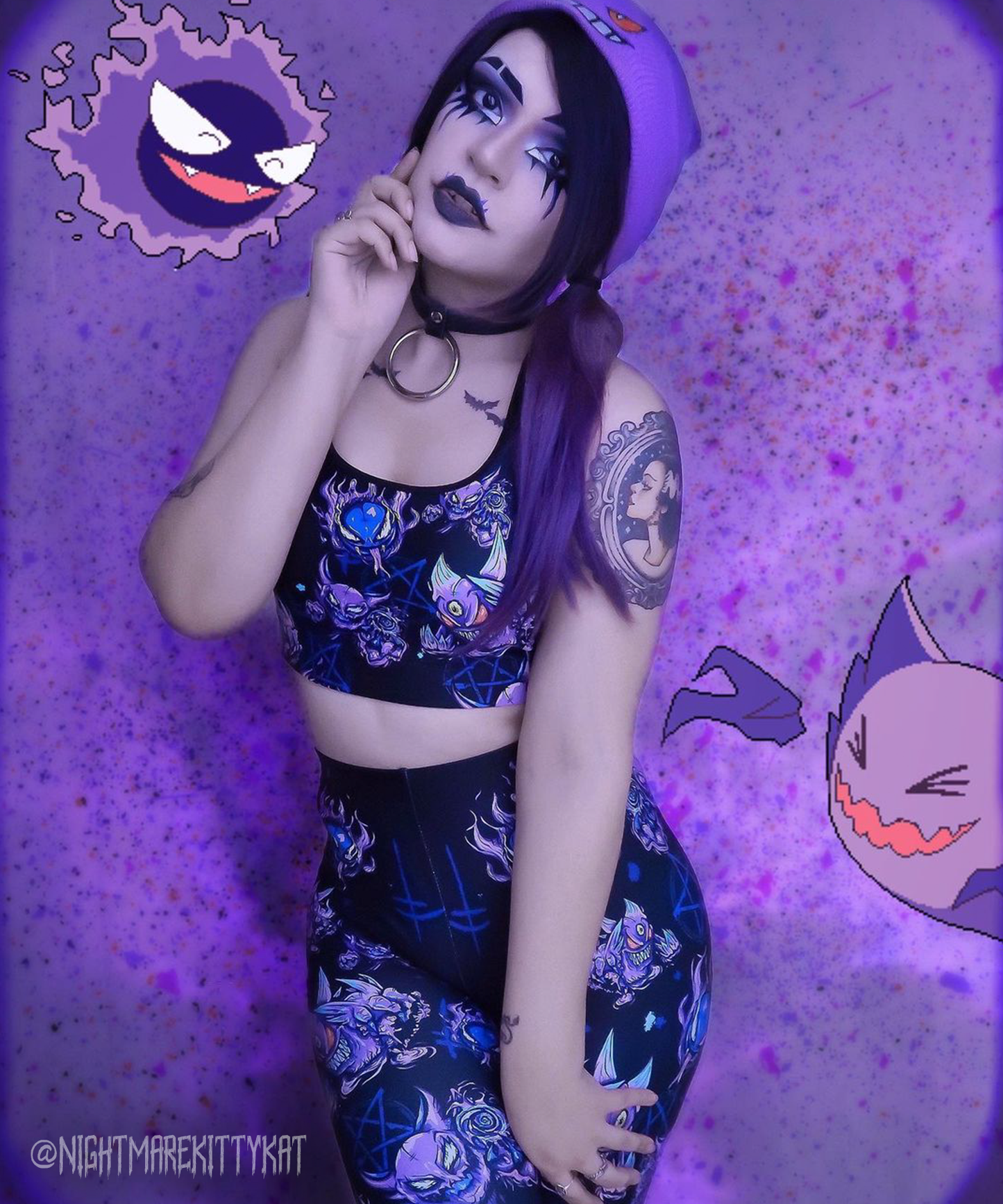 Lavender Town Ghosts Leggings