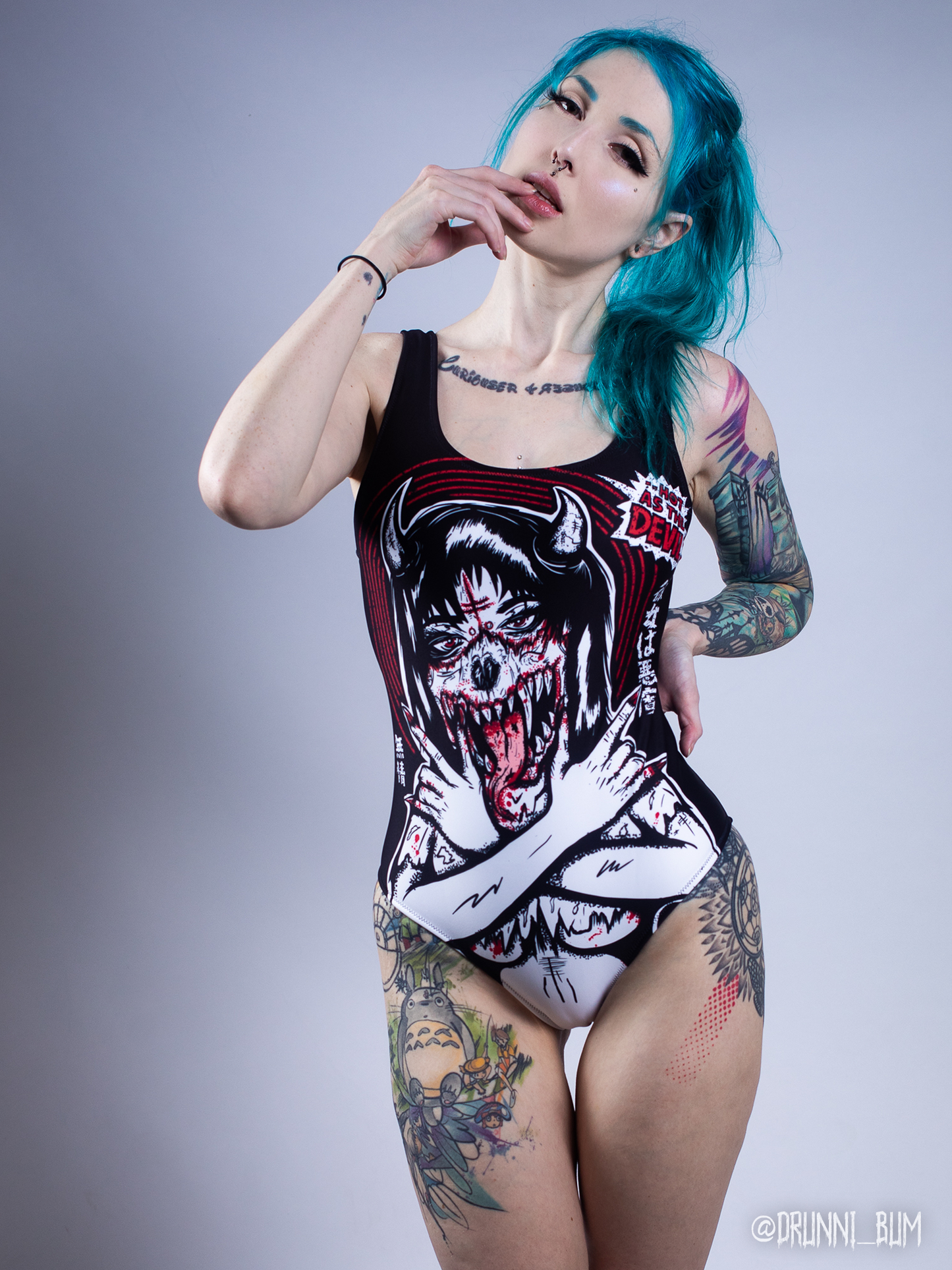 Hot as the Devil One-Piece Swimsuit