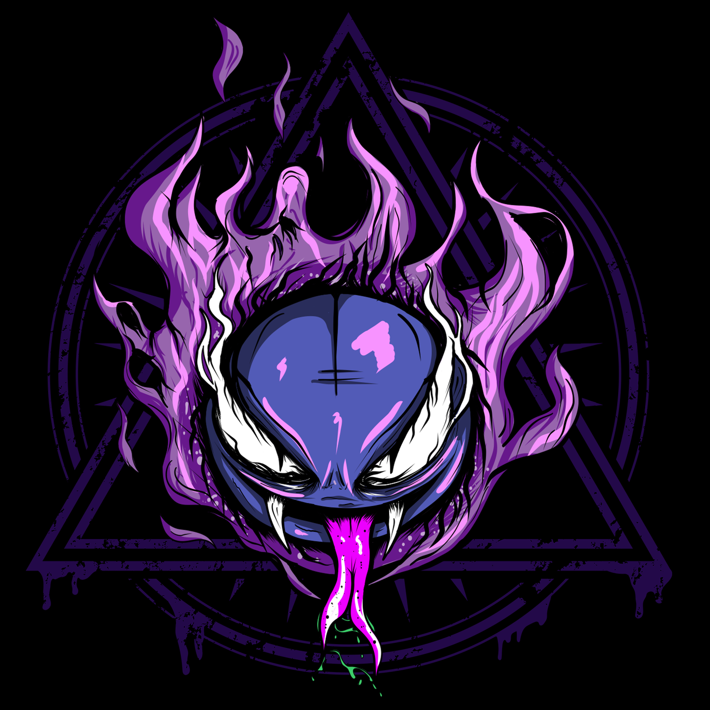 Lavender Town Ghosts Holographic Sticker Pack