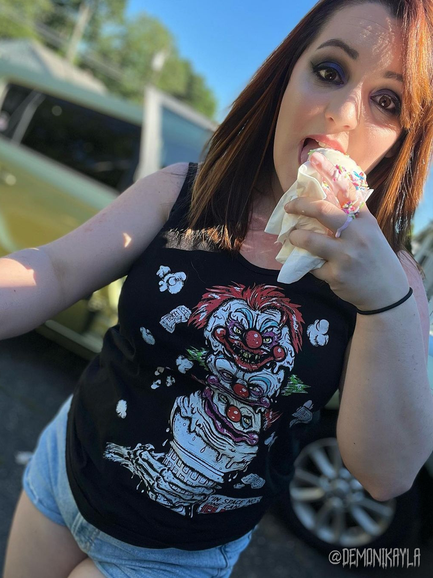 Killer Klowns From Outer Space Ice Cream Unisex Tank Top