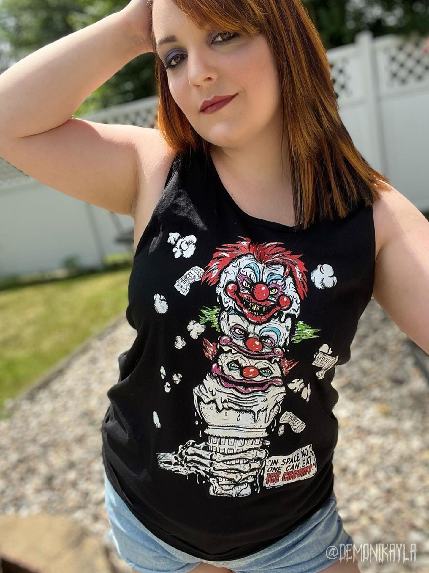 Killer Klowns From Outer Space Ice Cream Unisex Tank Top