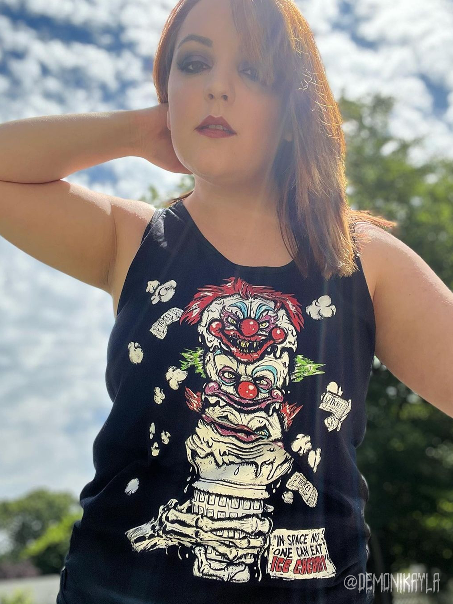 Killer Klowns From Outer Space Ice Cream Unisex Tank Top