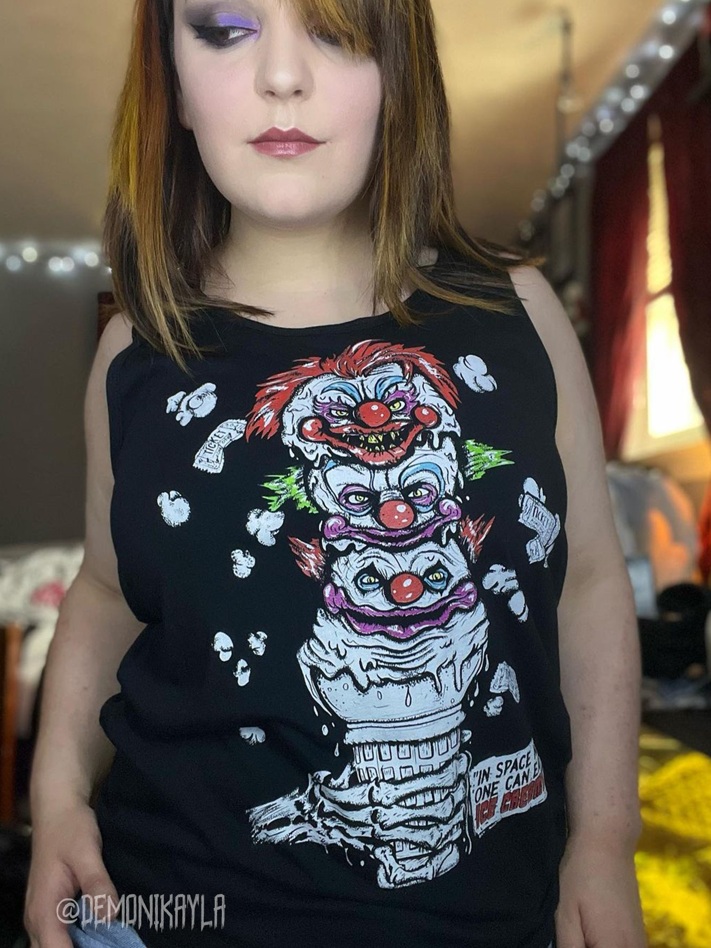Killer Klowns From Outer Space Ice Cream Unisex Tank Top