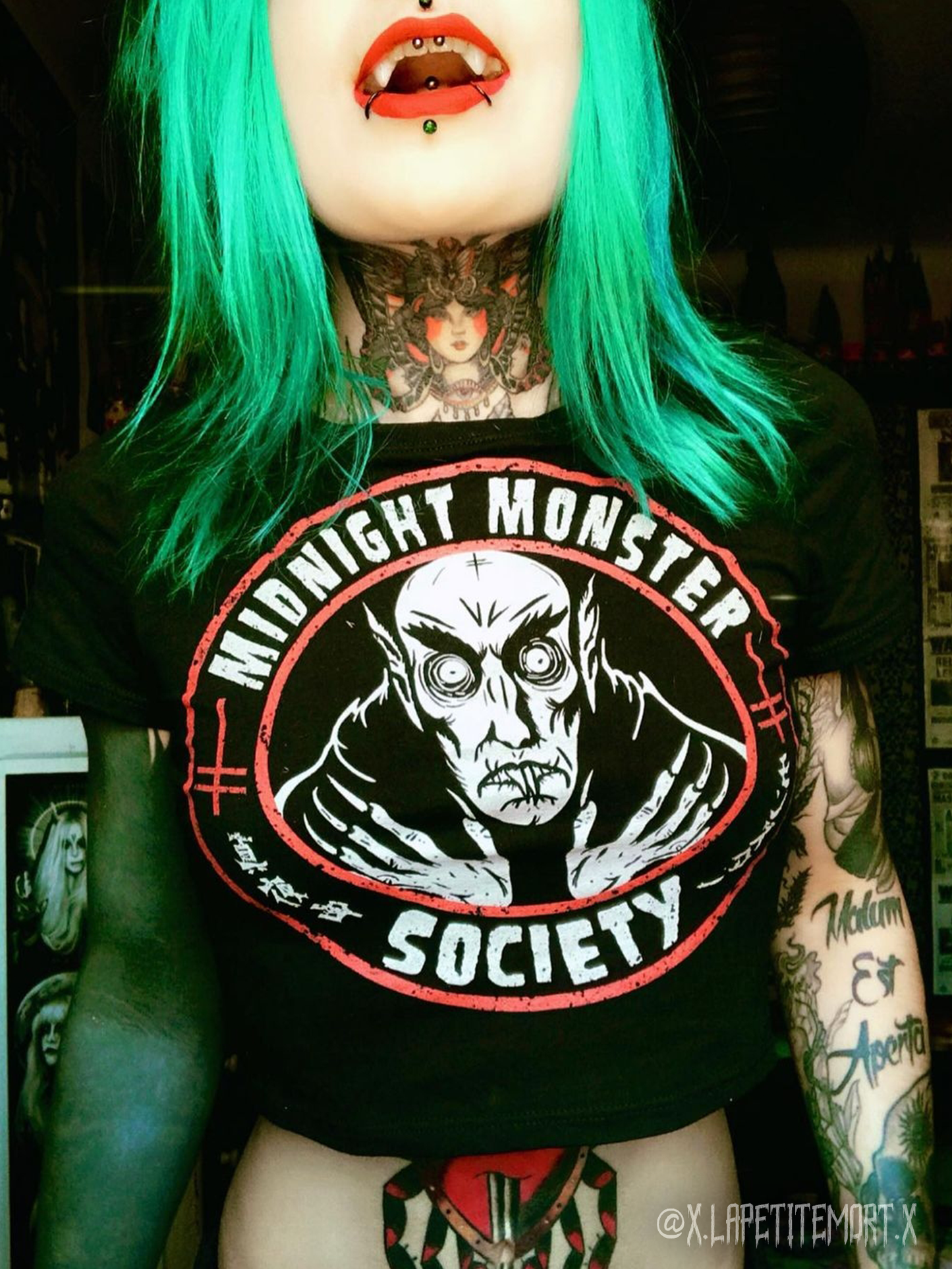 Midnight Monster Society, Vampire Fiend Crop Top