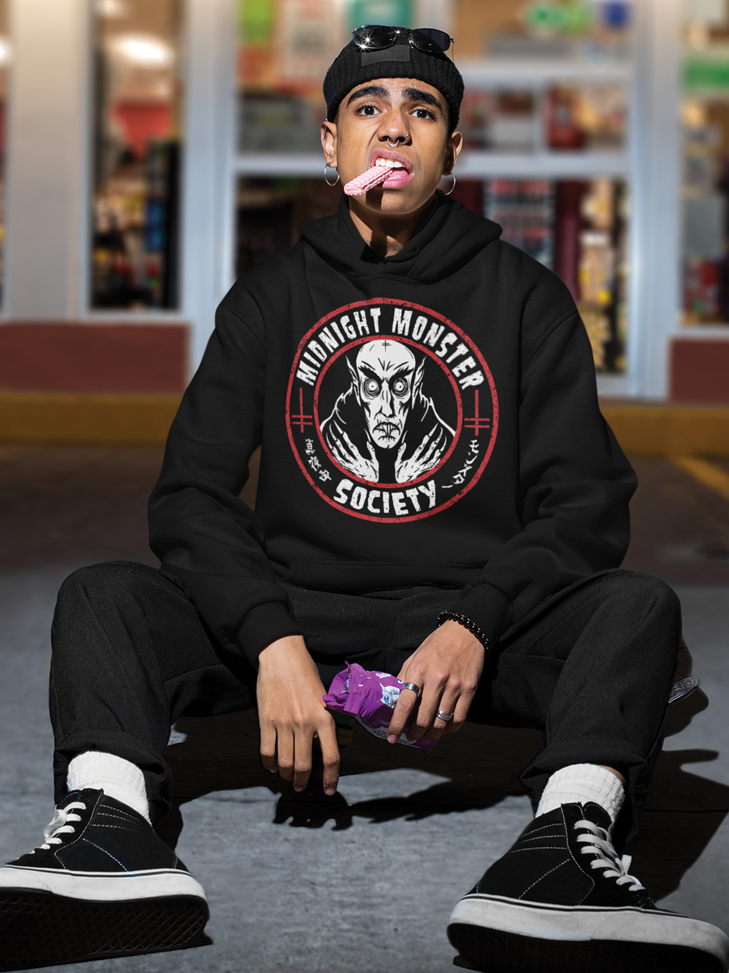 Midnight Monster Society, Vampire Fiend Unisex Hoodie