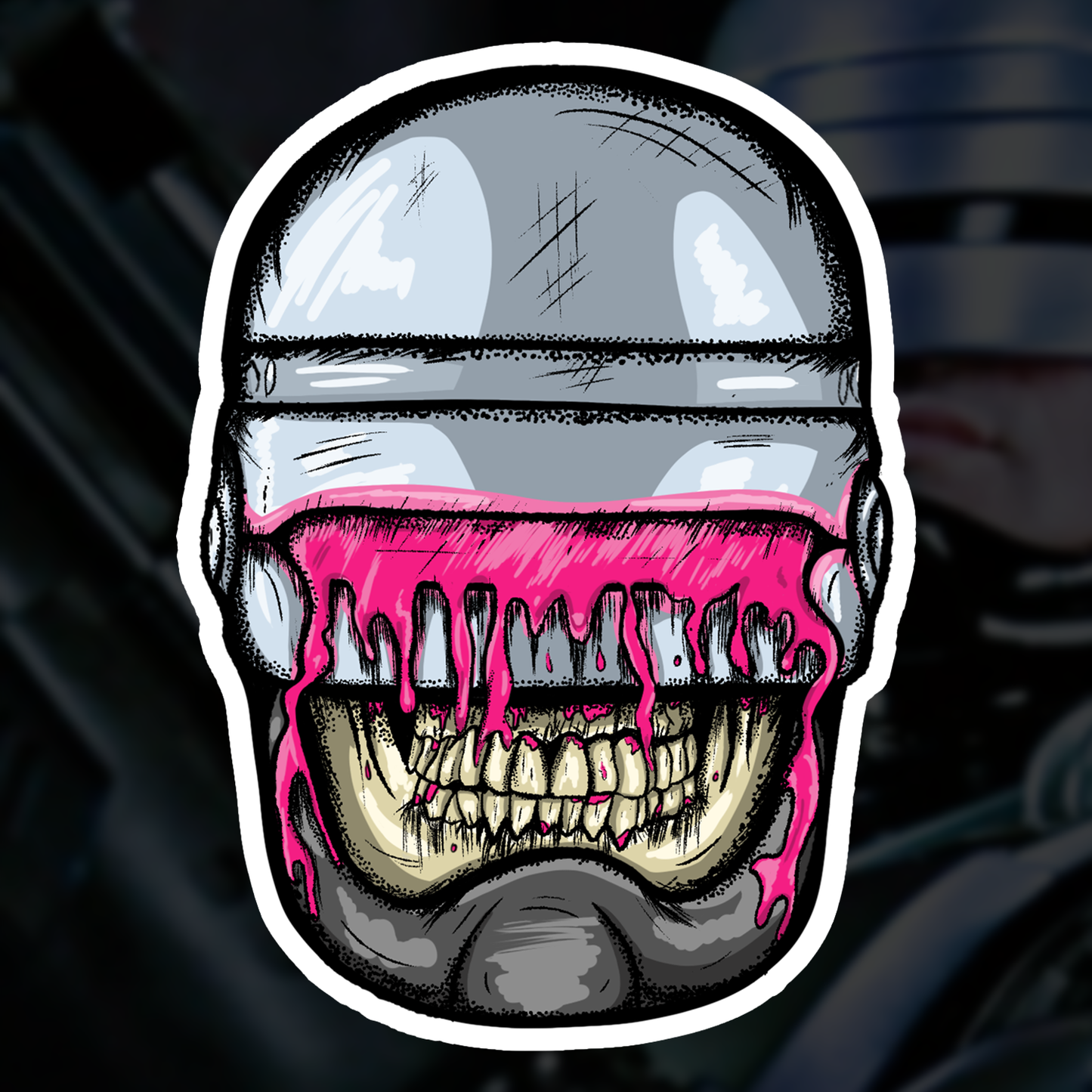 Robocop Is a Halfbreed Sellout Die Cut Vinyl Sticker