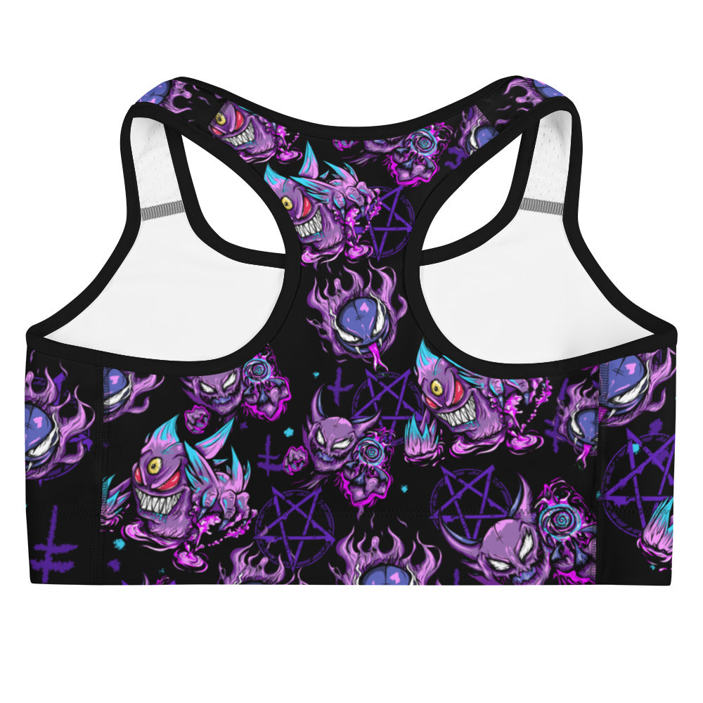 Lavender Town Ghosts Sports bra