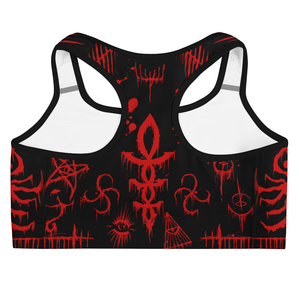 Bloodborne Runes Sports Bra
