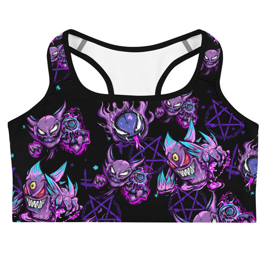 Lavender Town Ghosts Sports bra