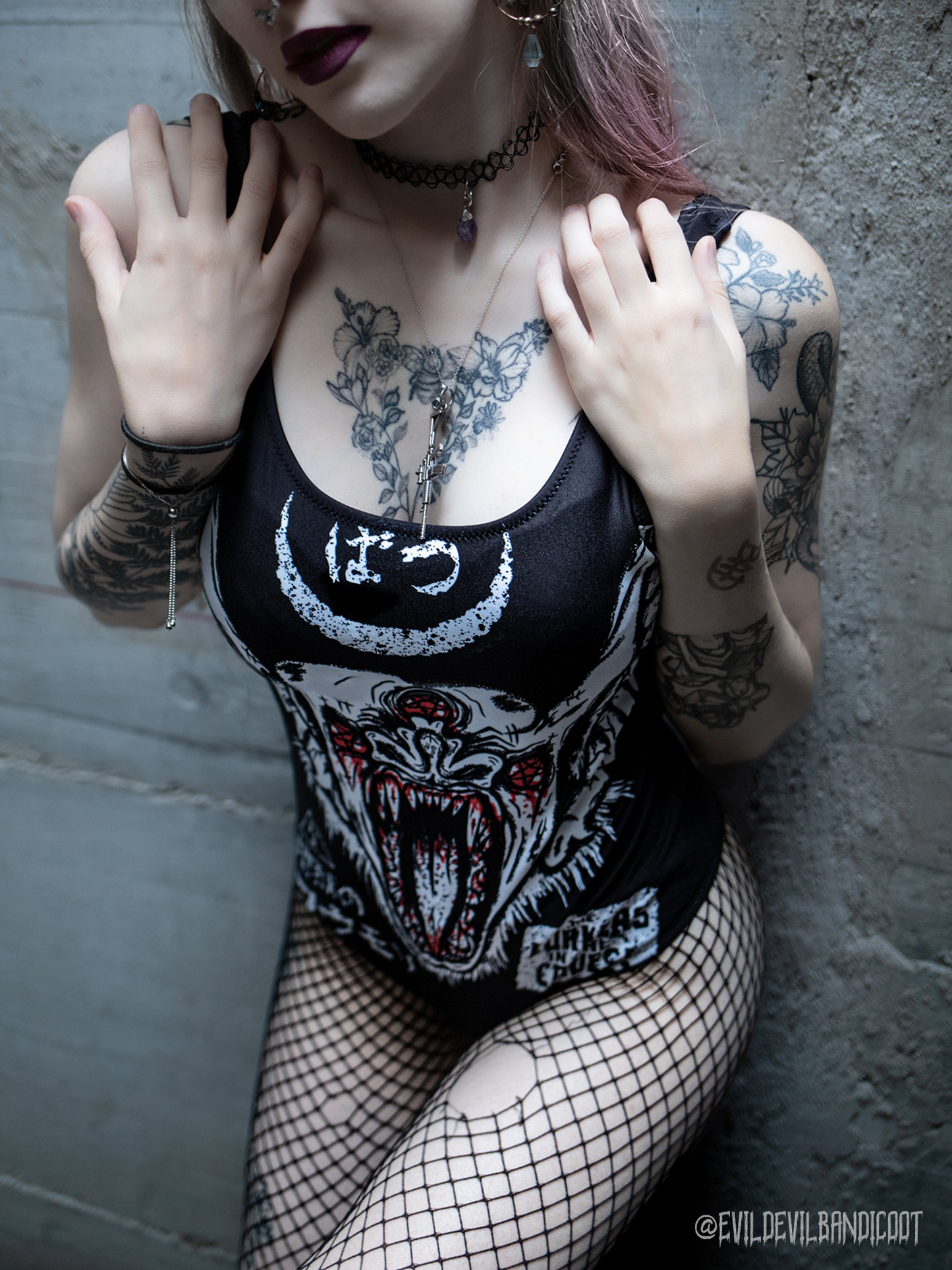 The Lurkers in the Caves One-Piece Swimsuit