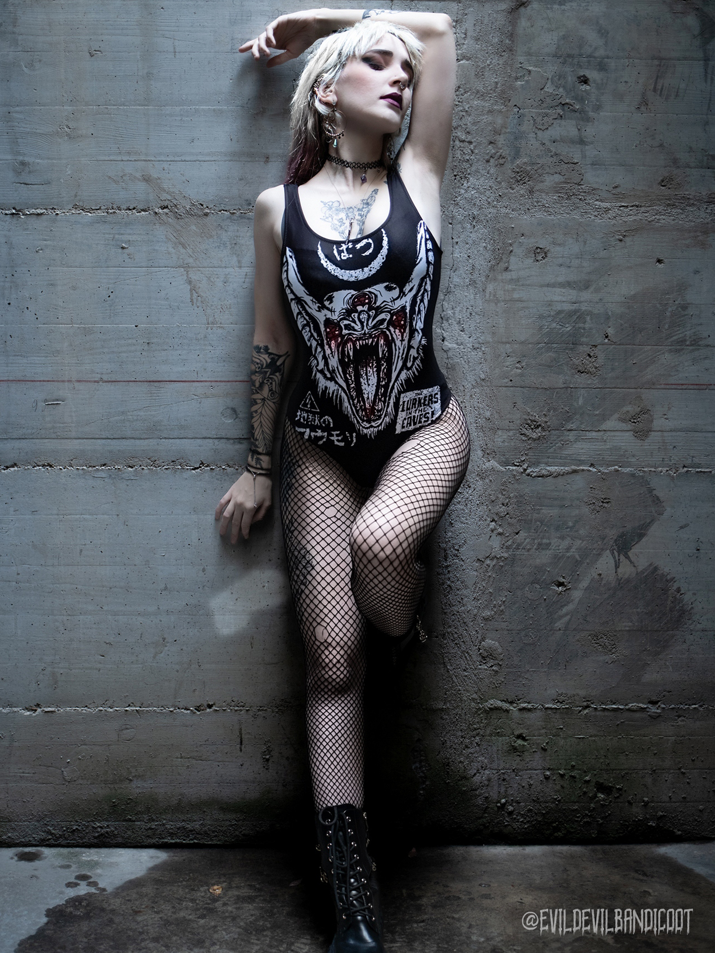 The Lurkers in the Caves One-Piece Swimsuit