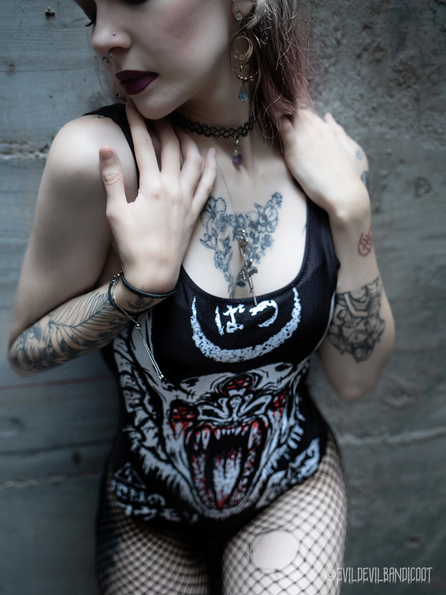 The Lurkers in the Caves One-Piece Swimsuit