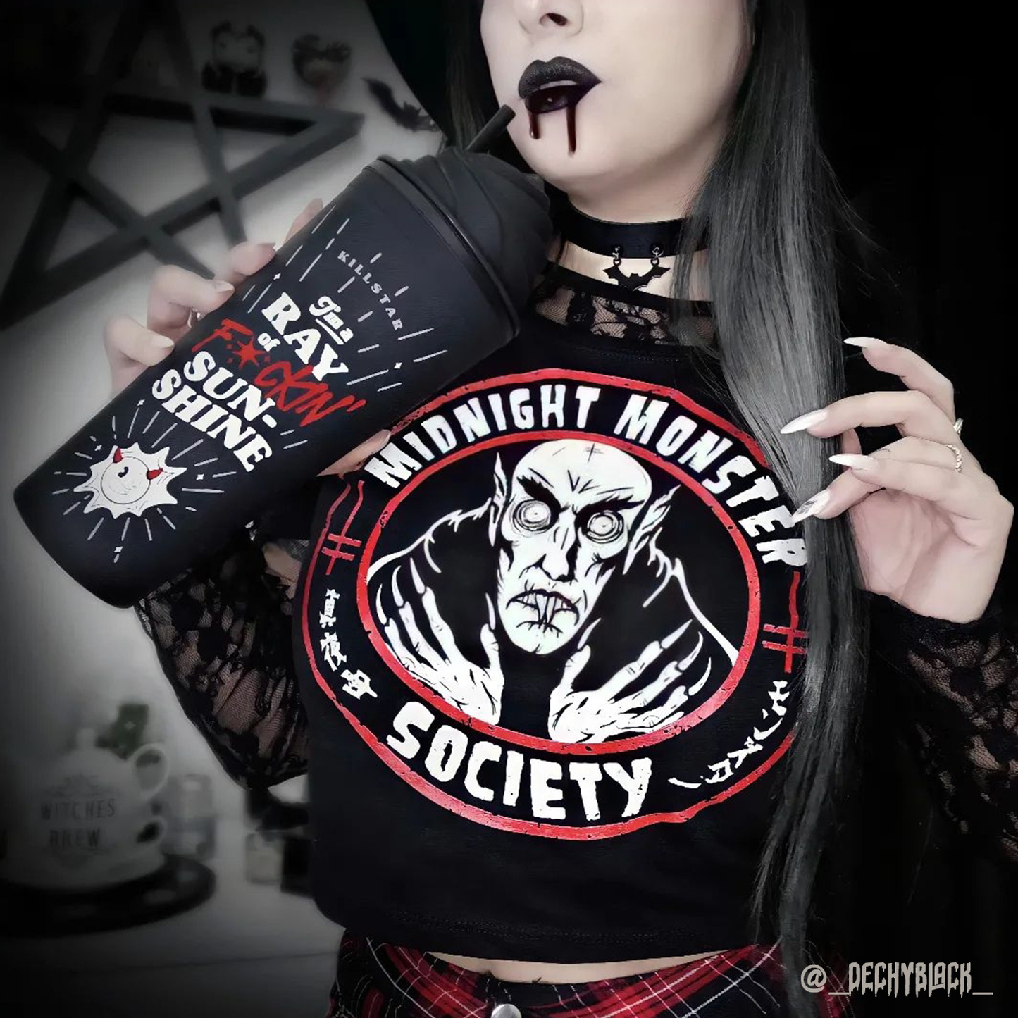 Midnight Monster Society, Vampire Fiend Crop Top