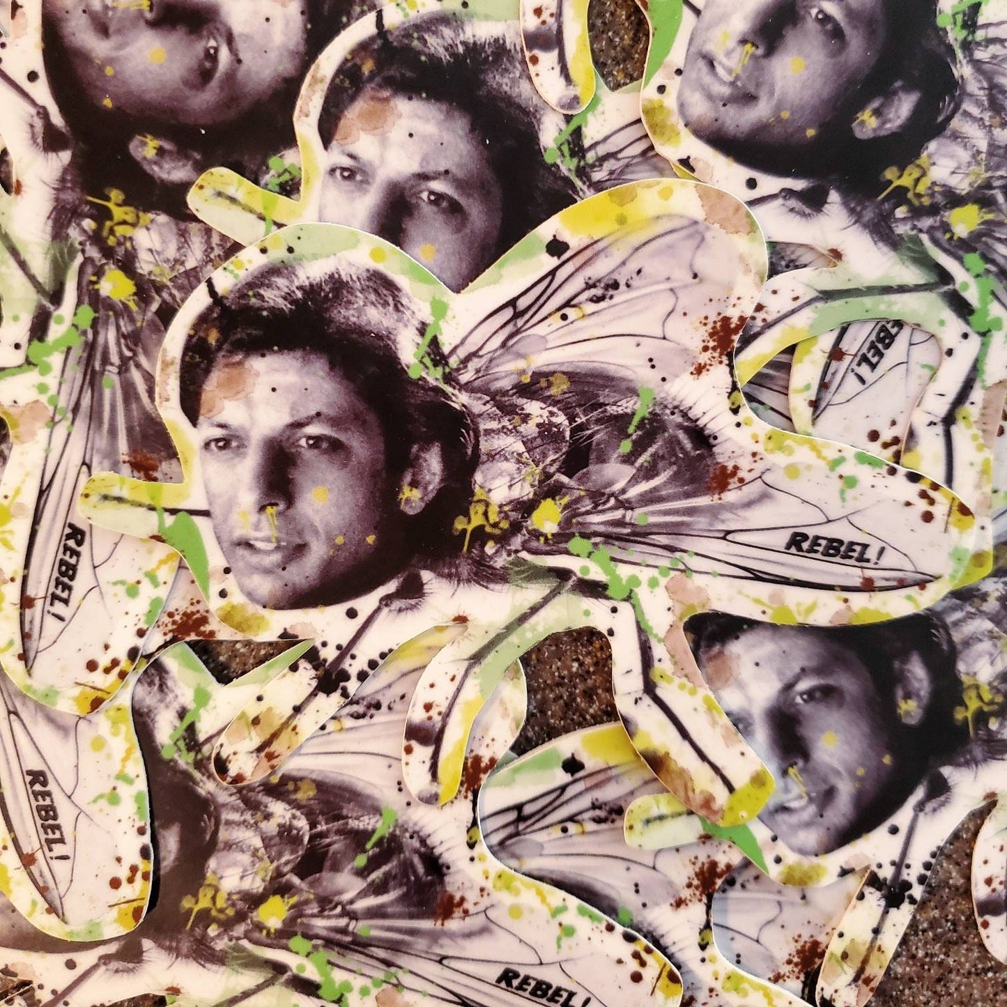 The Fly Jeff Goldblum Brundlefly Die Cut Sticker