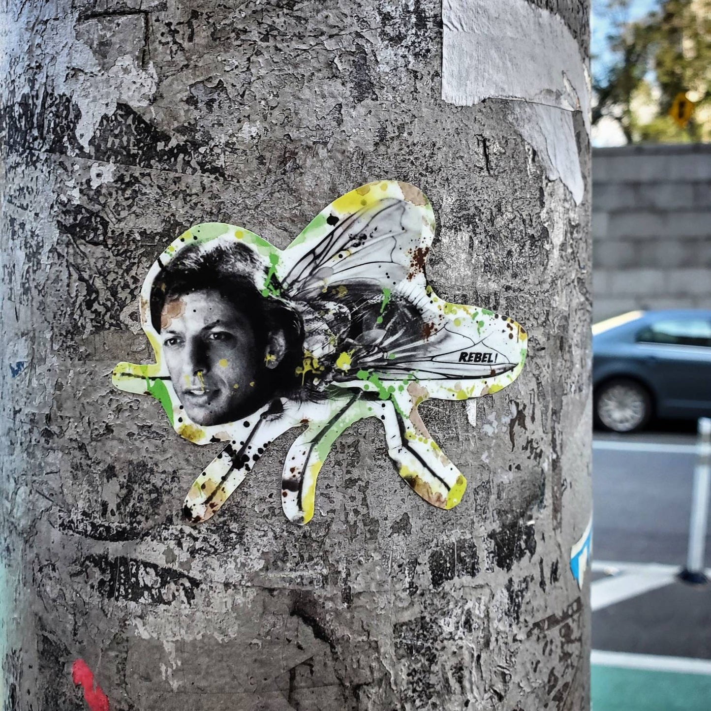 The Fly Jeff Goldblum Brundlefly Die Cut Sticker