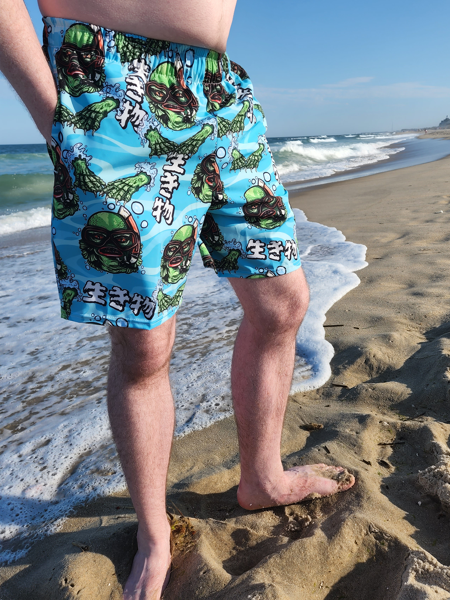 The Creature From The Black Lagoon Swim Trunks