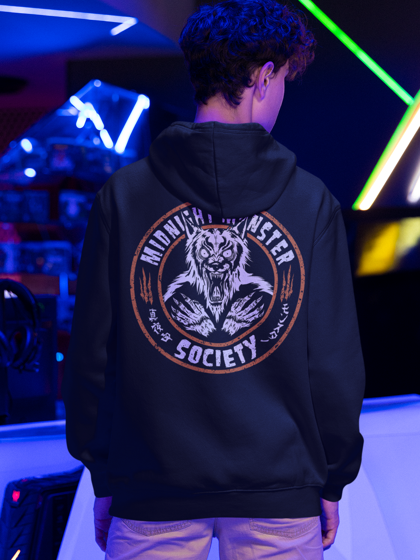 Midnight Monster Society, Werewolf Fiend Unisex Hoodie