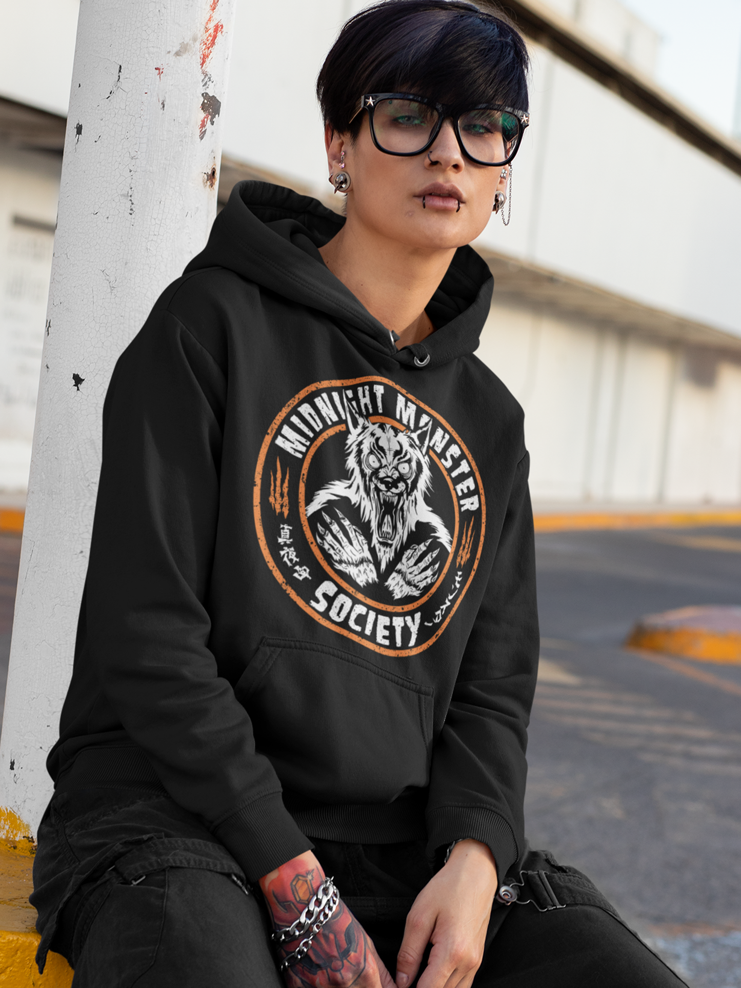 Midnight Monster Society, Werewolf Fiend Unisex Hoodie