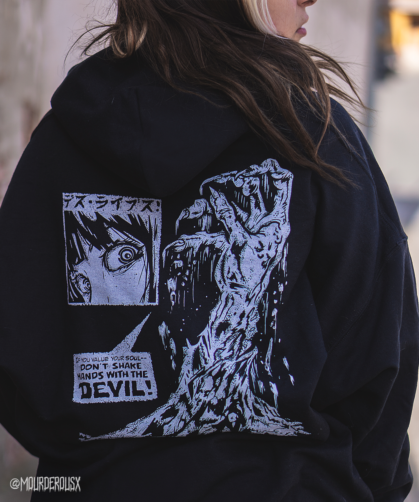 Don't Shake Hands With the Devil Unisex Hoodie