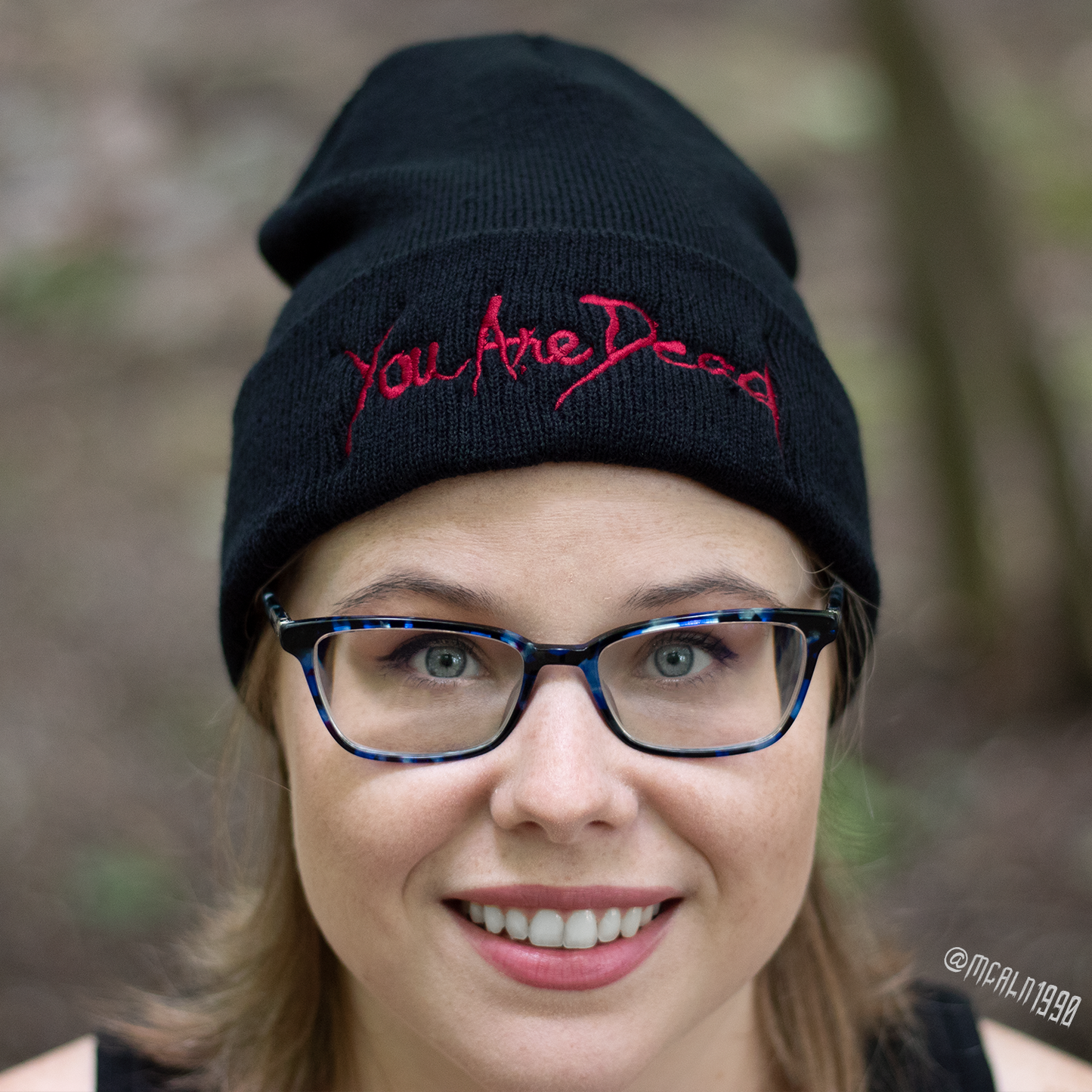 You Are Dead Embroidered Beanie