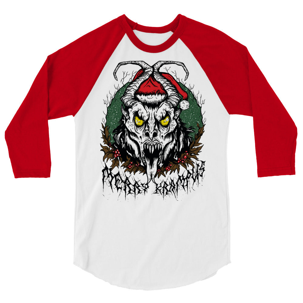 Merry Krampus Unisex Long Sleeve Raglan Shirt
