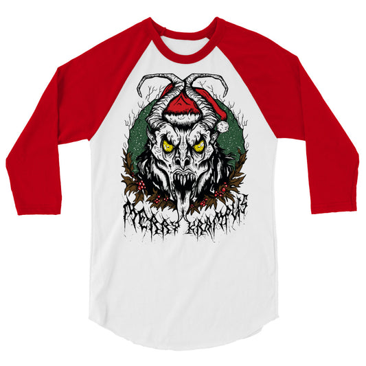 Merry Krampus Unisex Long Sleeve Raglan Shirt