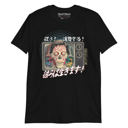 THEY LIVE! Brainwashed Horror T-shirt