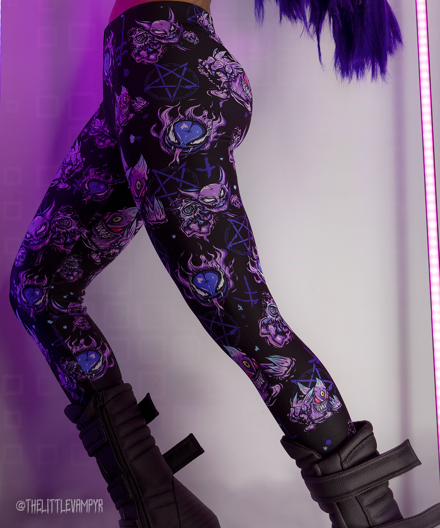 Lavender Town Ghosts Leggings