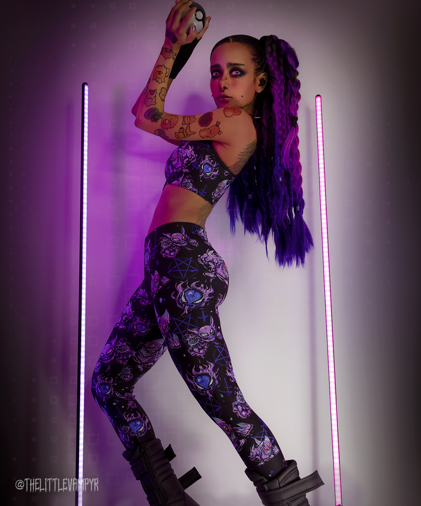Lavender Town Ghosts Leggings