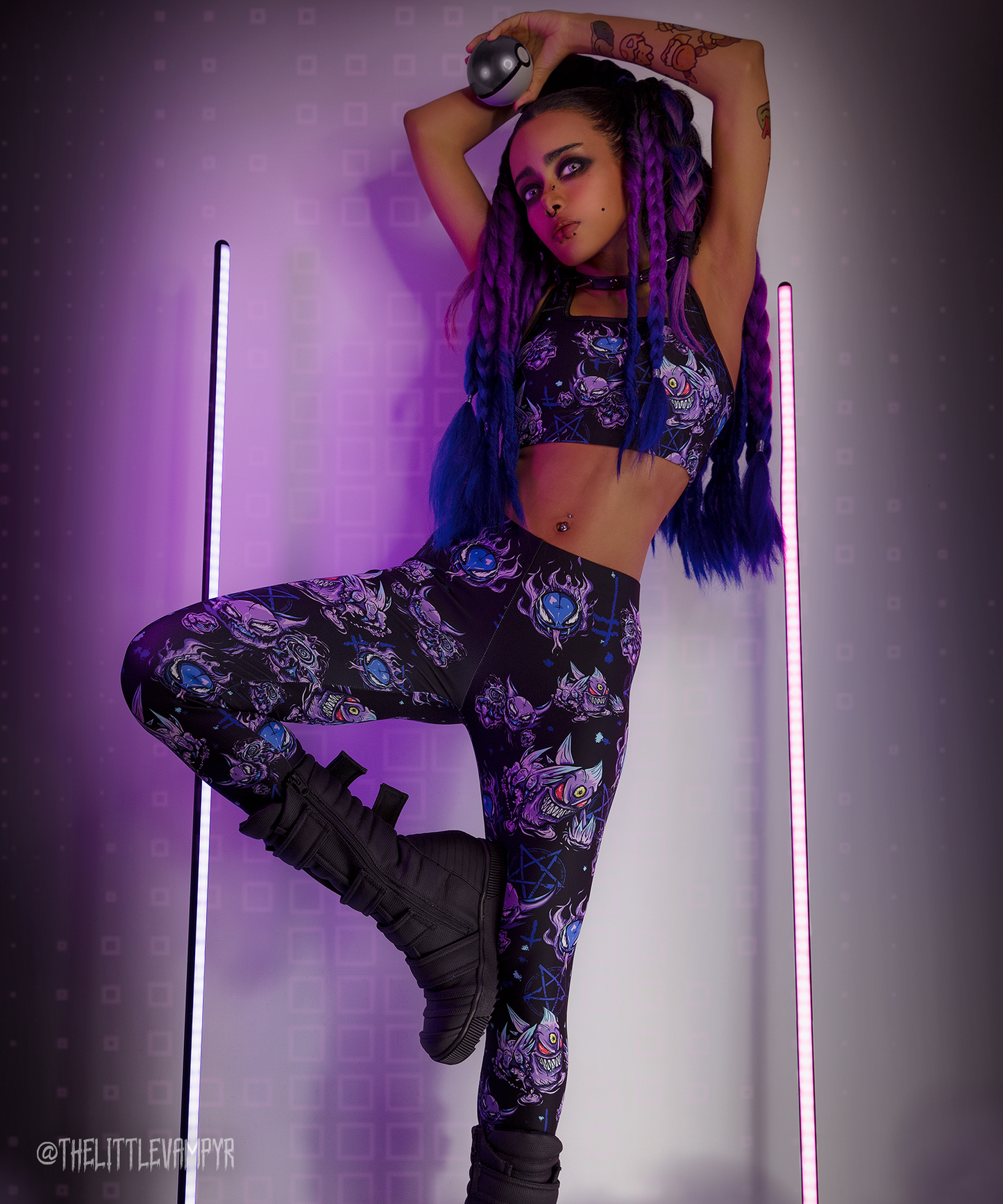 Lavender Town Ghosts Leggings