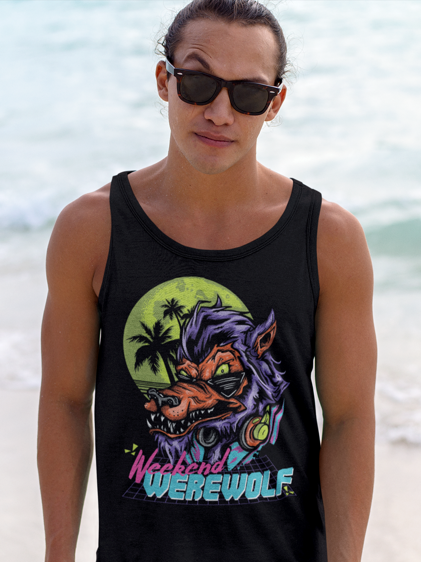 Weekend Werewolf Unisex Tank Top