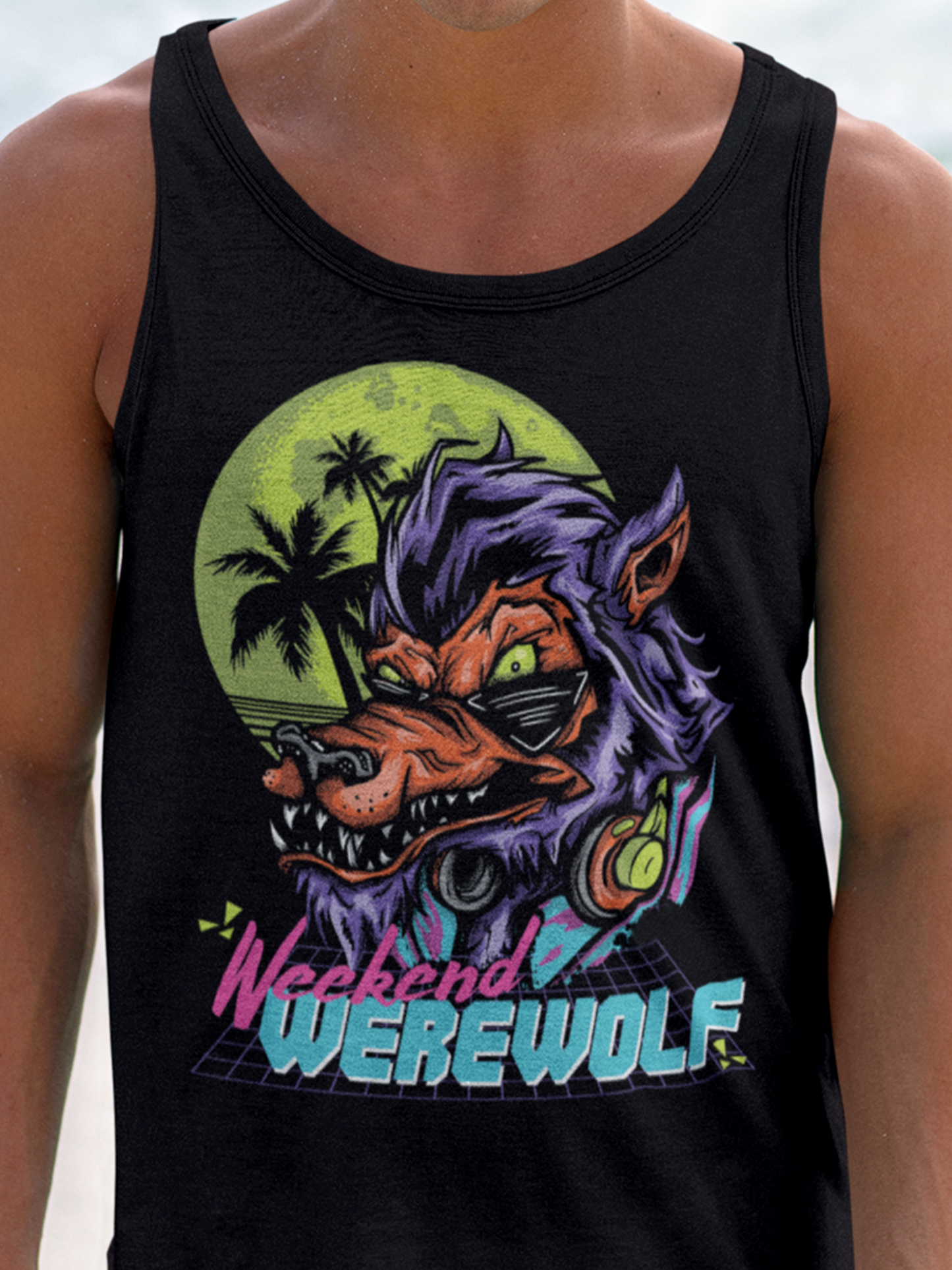 Weekend Werewolf Unisex Tank Top