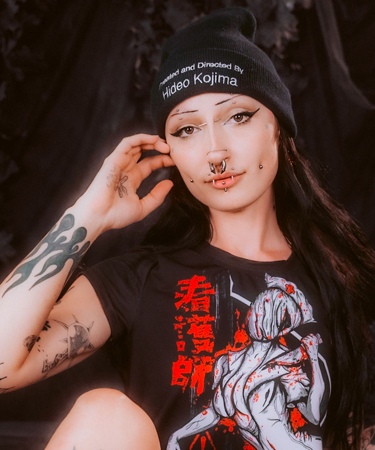 Created and Directed by Hideo Kojima Embroidered Beanie
