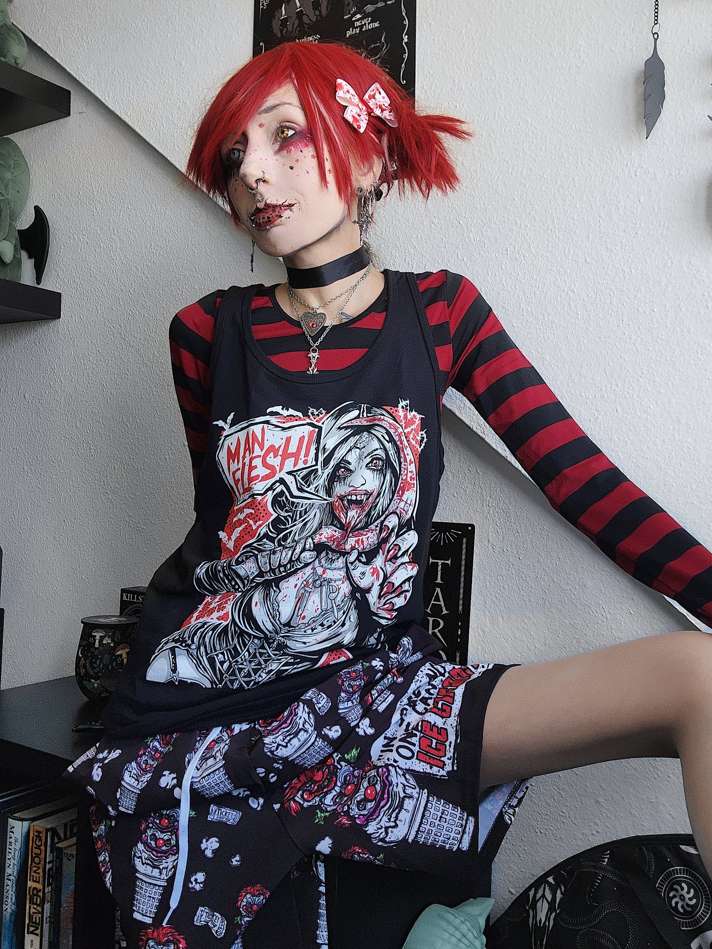 Man Flesh Unisex Tank Top