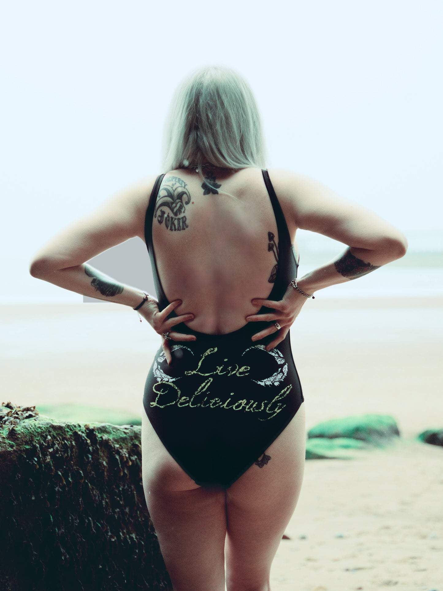 Black Phillip One-Piece Swimsuit