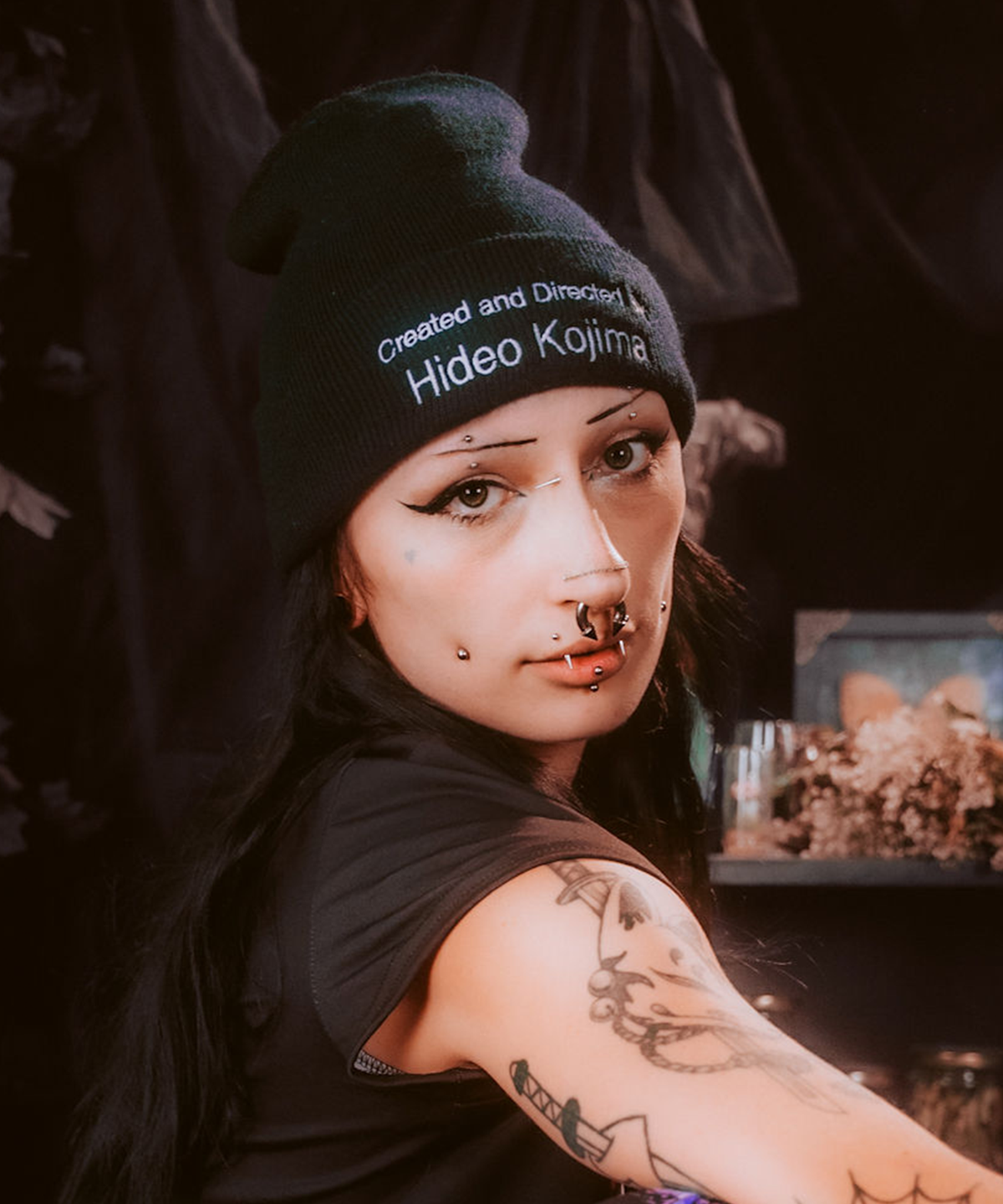 Created and Directed by Hideo Kojima Embroidered Beanie