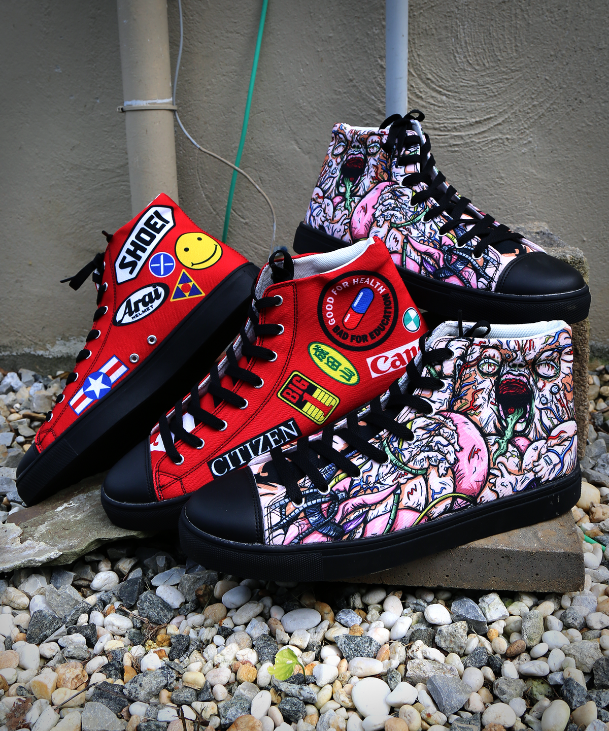 Neo Tokyo Nightmare High Top Shoes