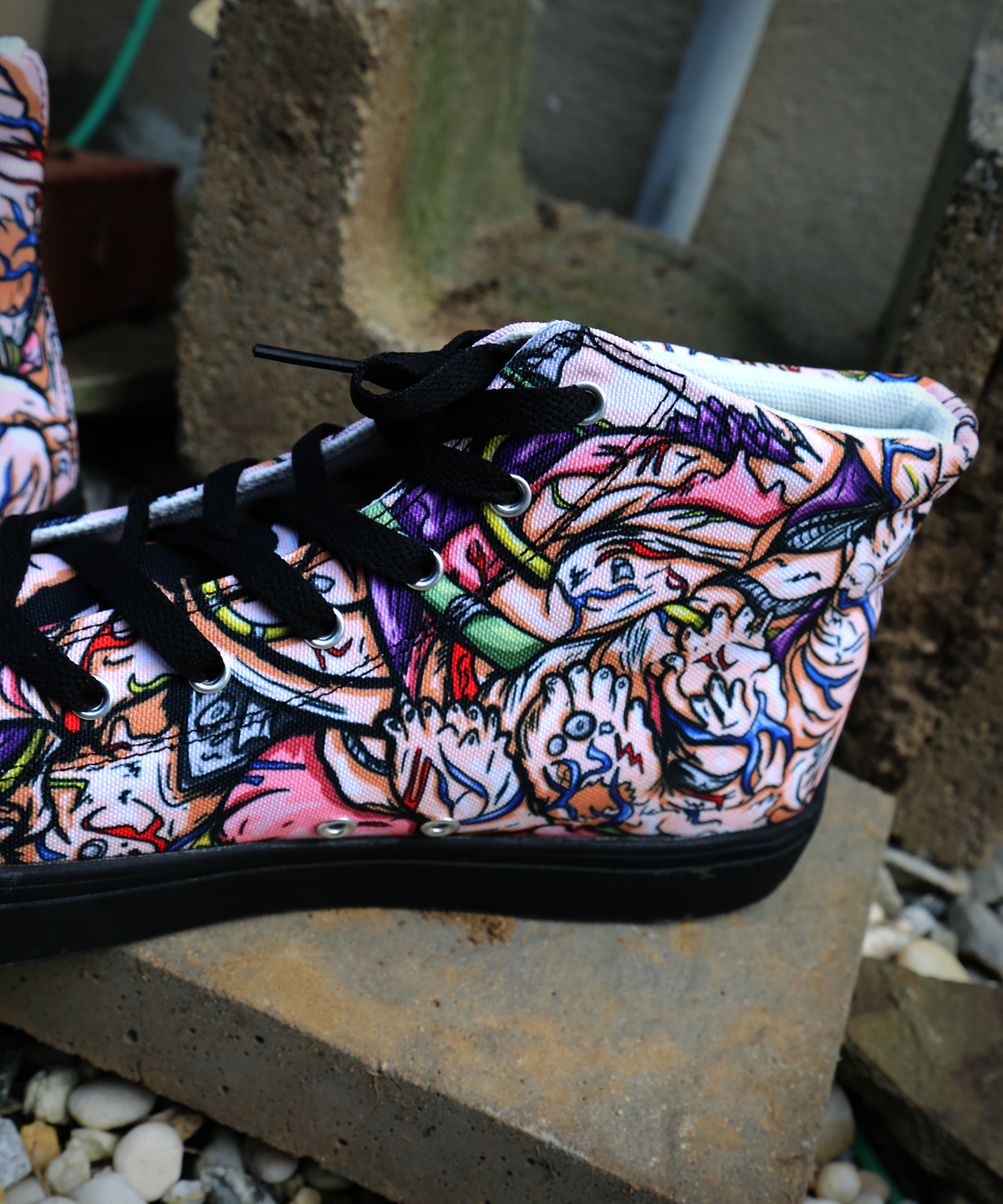 Neo Tokyo Nightmare High Top Shoes