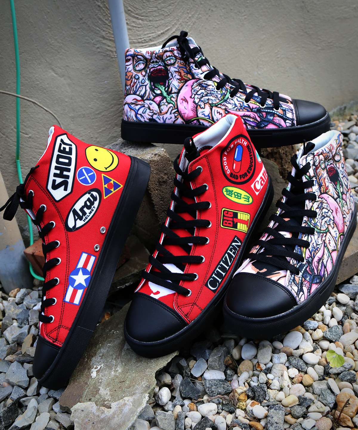 Neo Tokyo Nightmare High Top Shoes