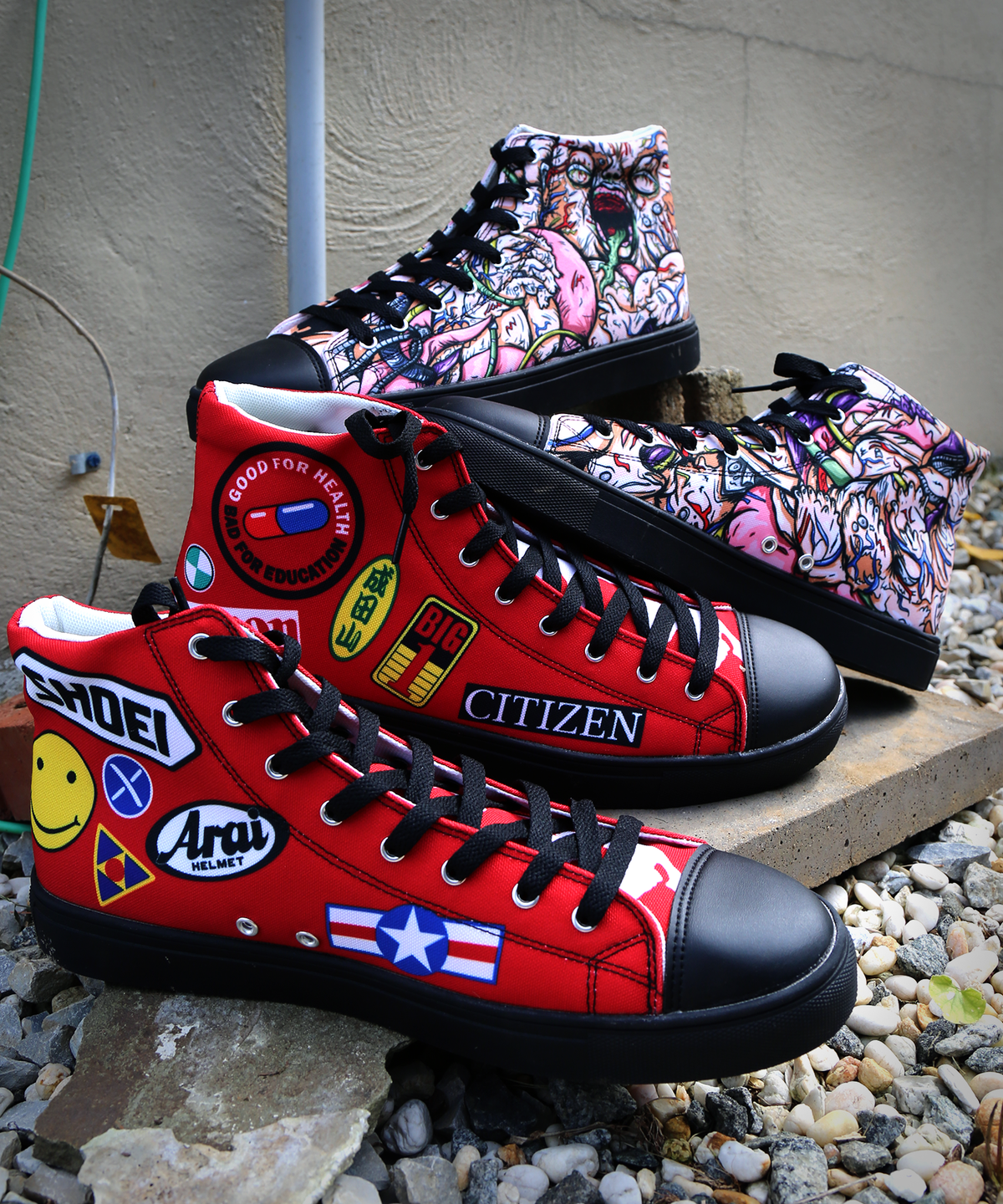 Neo Tokyo Nightmare High Top Shoes