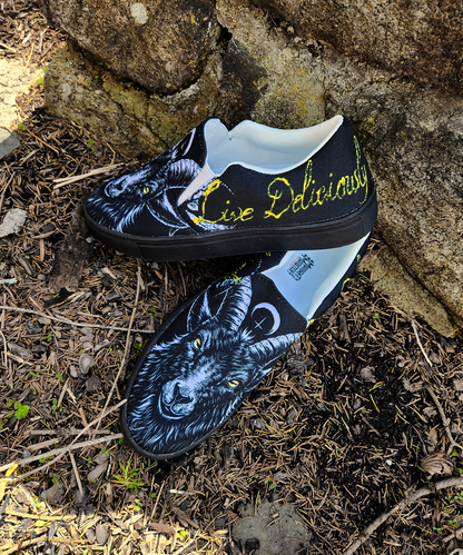 Black Phillip Slip-On Shoes