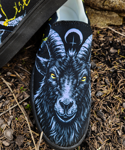 Black Phillip Slip-On Shoes