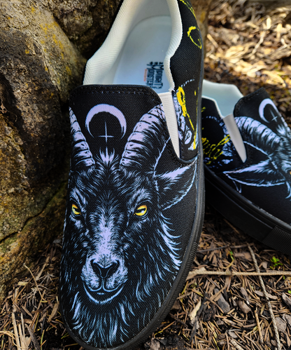 Black Phillip Slip-On Shoes