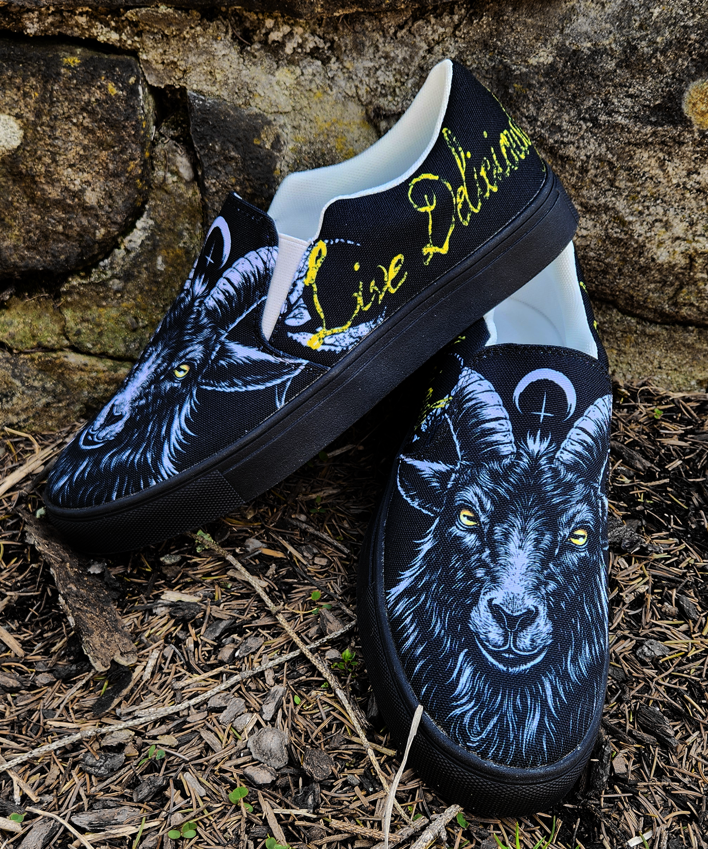 Black Phillip Slip-On Shoes