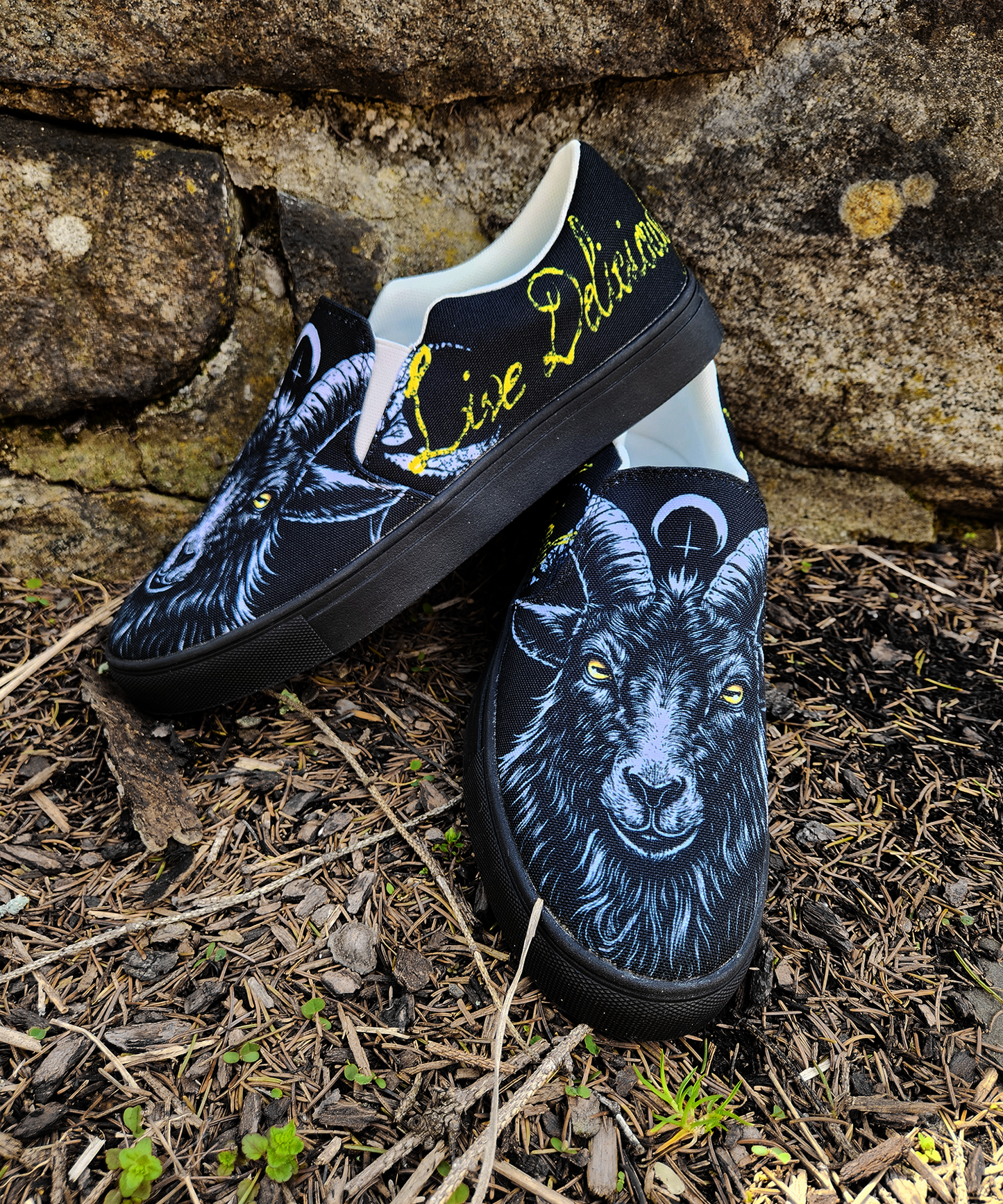 Black Phillip Slip-On Shoes