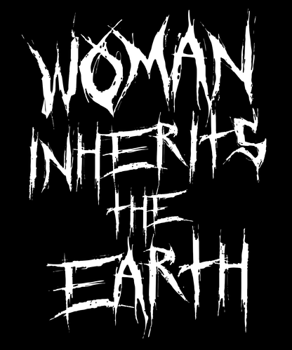 Woman Inherits The Earth, Jurassic Park Double-Sided Ladies Fitted Eco Tee