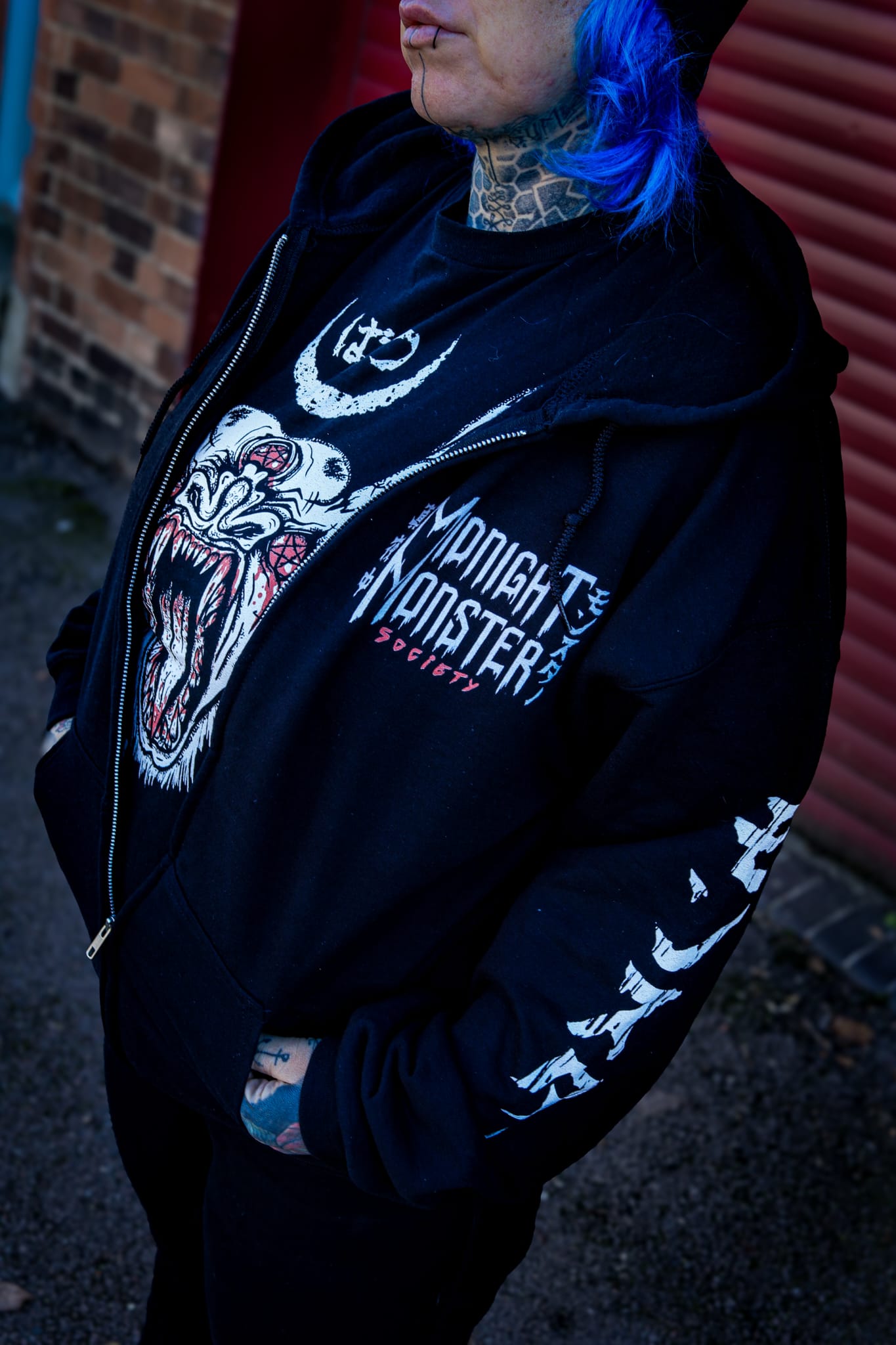 The Lurkers In the Caves Unisex Heavy Blend Zip Hoodie