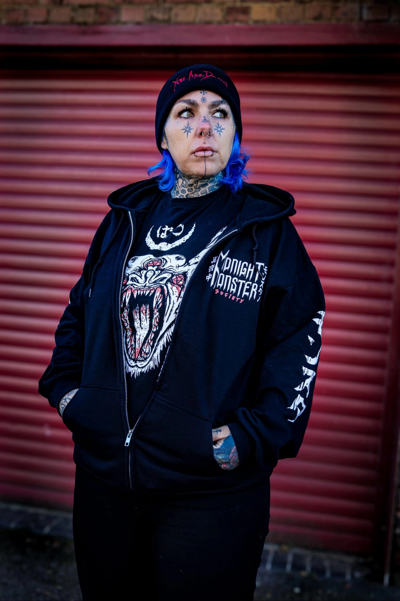 The Lurkers In the Caves Unisex Heavy Blend Zip Hoodie