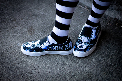 The Bride of Frankenstein Slip-On Shoes